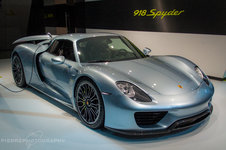 Porsche 918 Spyder at 2014 NY Auto Show